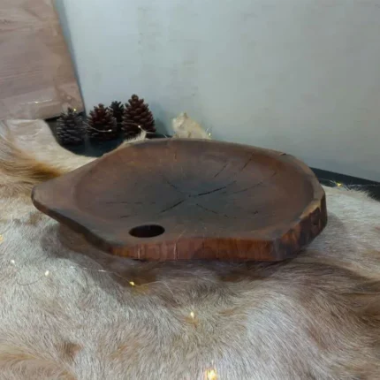 میوه خوری روستیک قهوه ای